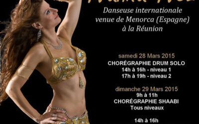 Stage de Danse orientale avec Naima Nez (Espagne) 2015