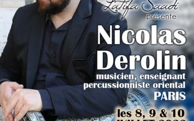 Le percussionniste Nicolas Derolin à la Réunion Juillet 2022